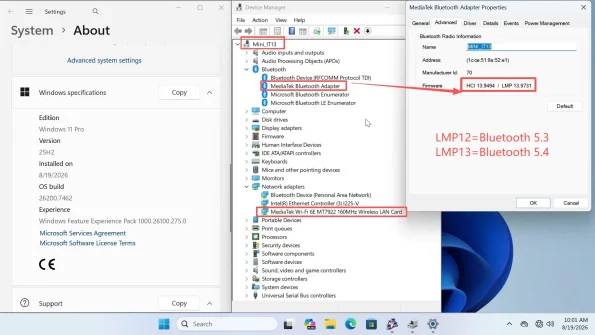 Comment vérifier votre version Bluetooth actuelle