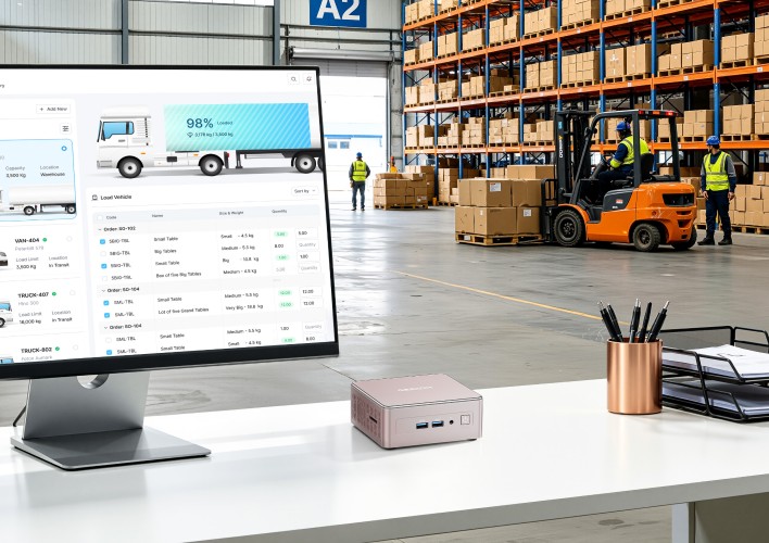 mini pc pour logistique et entreposage