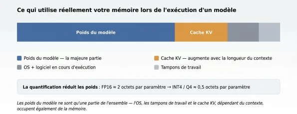 Combien de mémoire un modèle local consomme-t-il vraiment